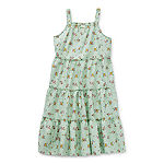 Thereabouts Little & Big Girls Short Sleeve Puffed Sleeve Sundress