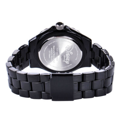 Disney Mickey Mouse Womens Black Bracelet Watch - W001637