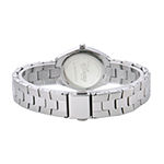 Disney Mickey Mouse Womens Silver Tone Stainless Steel Bracelet Watch W001906