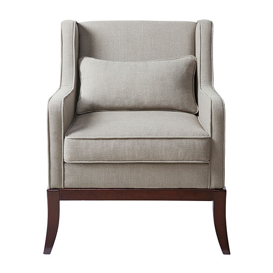 Madison Park Signature Sherman Accent Chair Color Taupe Dark