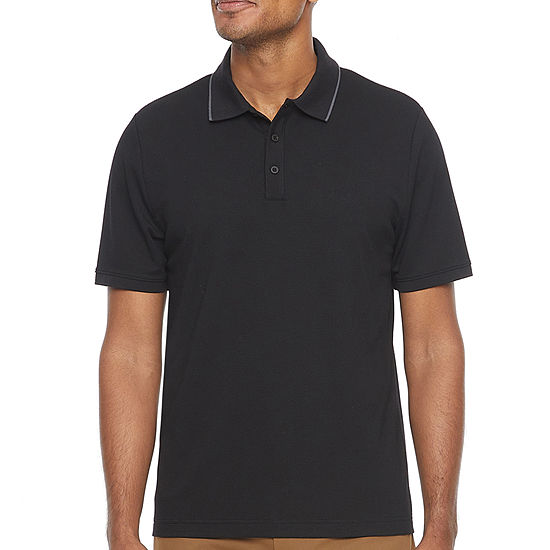 Stylus Mens Regular Fit Short Sleeve Breathable Polo Shirt