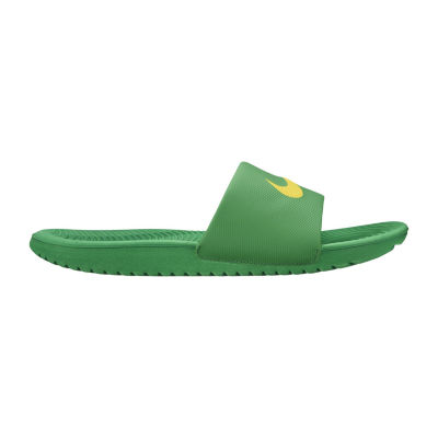 nike slippers green