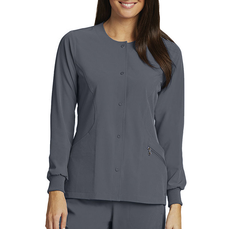 Barco One Women'S 5409 Perforated Princess Warm-Up, Womens, Size Large, Gray