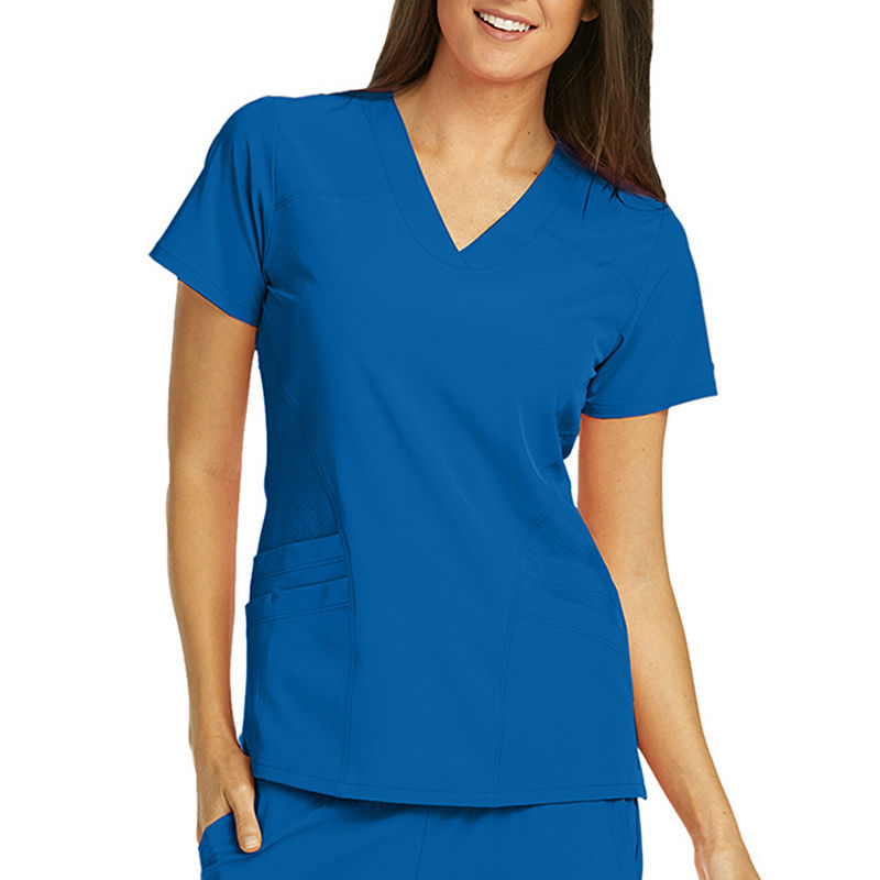 Barco One Women'S 5106 V-Neck Scrub Top - Plus, Womens, Size 3X-Large, Blue