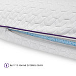 SensorPEDIC® Coolest Comfort Temperature Regulating Gel Infused Conventional Memory Foam Pillow