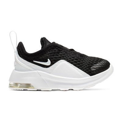black and white nike air max motion 2