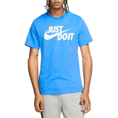 nike just do it t shirt blue