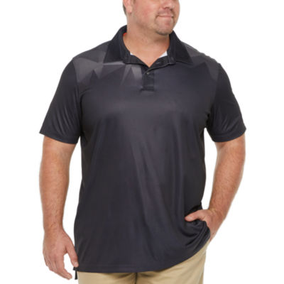 big and tall black polo shirts