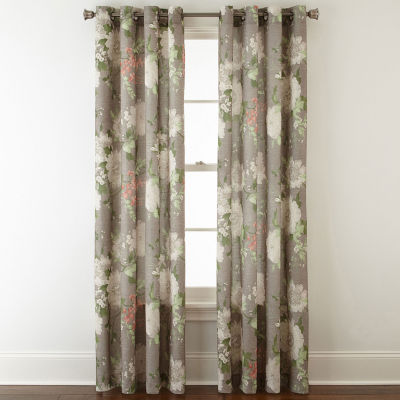 Jcpenney Home Farrah Grommet Top Curtain Panel Jcpenney