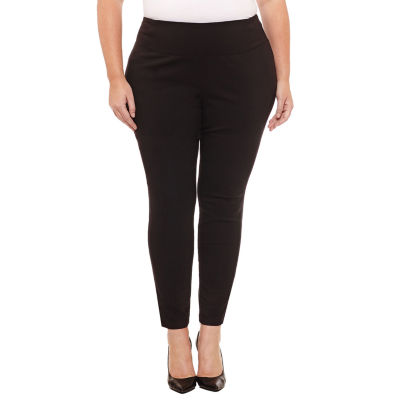 black skinny pull on pants