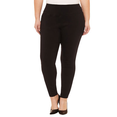 Worthington Skinny Fit Pull on Pants - Plus-JCPenney