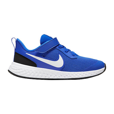  Nike Nk Revolution 5 (Psv) Little Kids Boys Running Shoes, 12 Medium, Blue