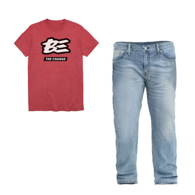 jcpenney big and tall mens jeans