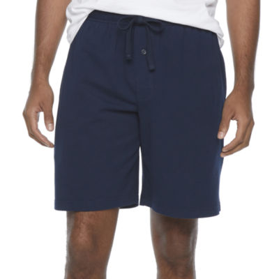 Stafford Mens Pajama Shorts, Color: Signature Navy - JCPenney