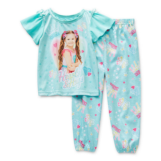 Love Diana Toddler Girls 2-pc. Pant Pajama Set