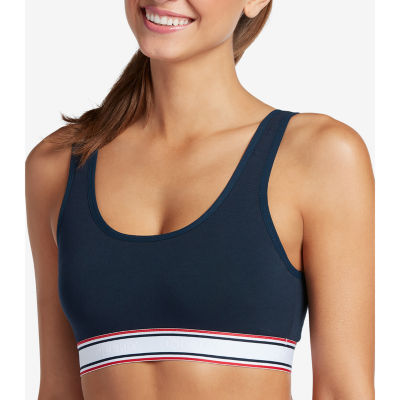 jockey retro stripe bralette