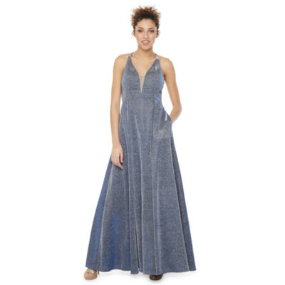 jcpenney silver dresses