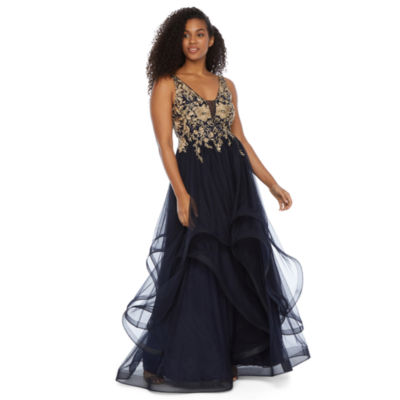 city triangle sleeveless party dress
