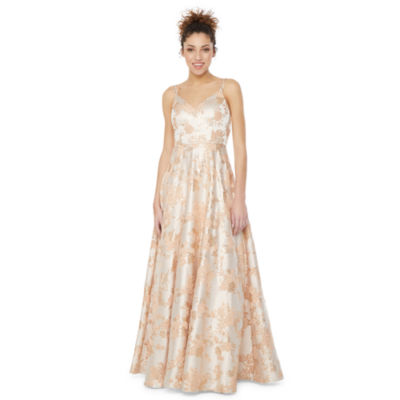 jcpenney gold dress