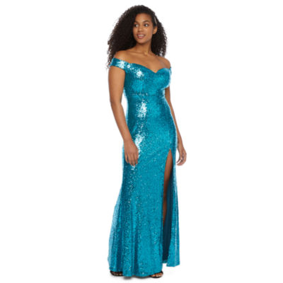 juniors turquoise dress