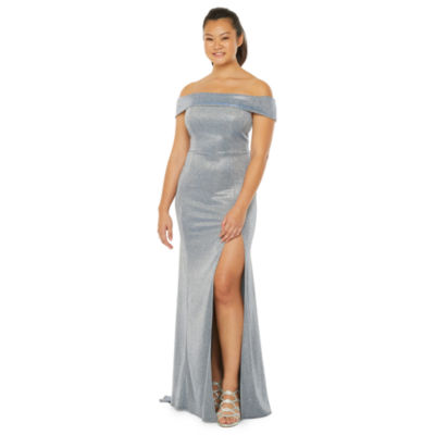 silver sheath dress