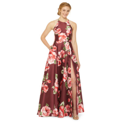 jcpenney burgundy prom dresses