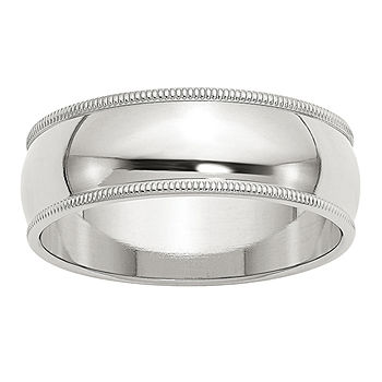 925 Sterling Silver 4mm Milgrain Comfort Fit Wedding Ring Band Classic Half Round Fine Jewellery For Women Gifts For Her 925 Sterling Silver 4mm Milgrain Comfort Fit Wedding Ring Band Classic Half Round Fine Jewellery For Women Gifts For Her