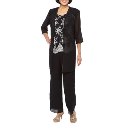maya brooke 3 piece pant suit