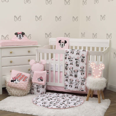 Disney 6 Pc Minnie Mouse Crib Bedding Set
