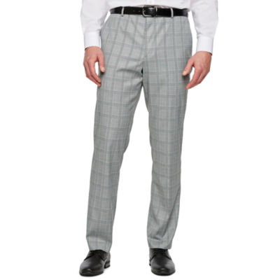 gray check pants