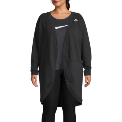 nike open front cardigan