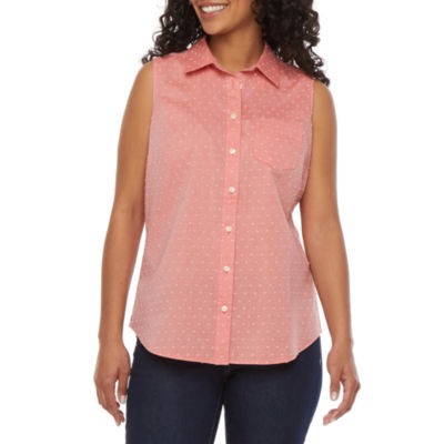 womens jean button down shirt