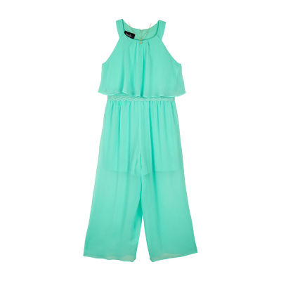 mint green jumpsuit