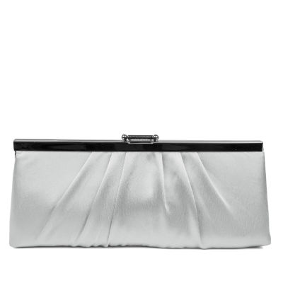 gray evening purse