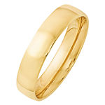 Personalized 5MM 14K Gold Wedding Band