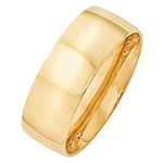 Personalized 8MM 14K Gold Wedding Band