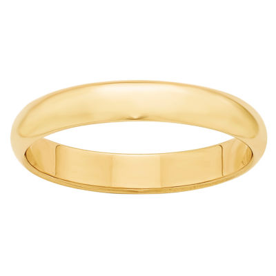 Personalized 4MM 14K Gold Wedding Band - JCPenney