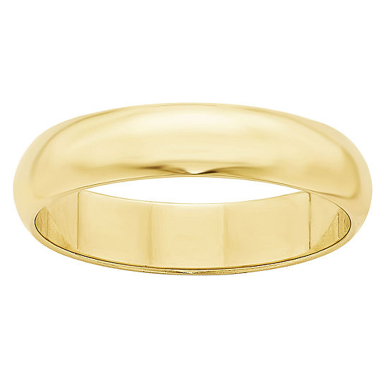 5MM 10K Gold Wedding Band - JCPenney