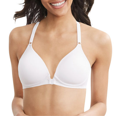 hanes t shirt bra front closure