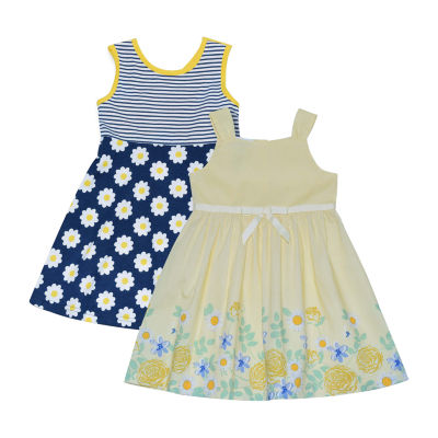 Blueberi Boulevard Baby Girls Sleeveless Fit + Flare Dress