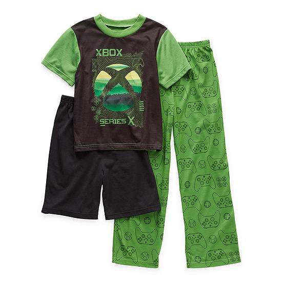 Xbox Little & Big Boys 3-pc. Pajama Set