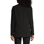 by&by Womens Classic Fit Blazer-Juniors