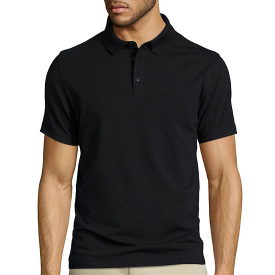 Claiborne® Short-Sleeve Slim-Fit Solid Polo