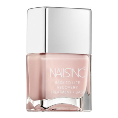 Nails Inc Back To Life Recovery Treatment Base Coat Jcpenney Color Sheer Pale Pink