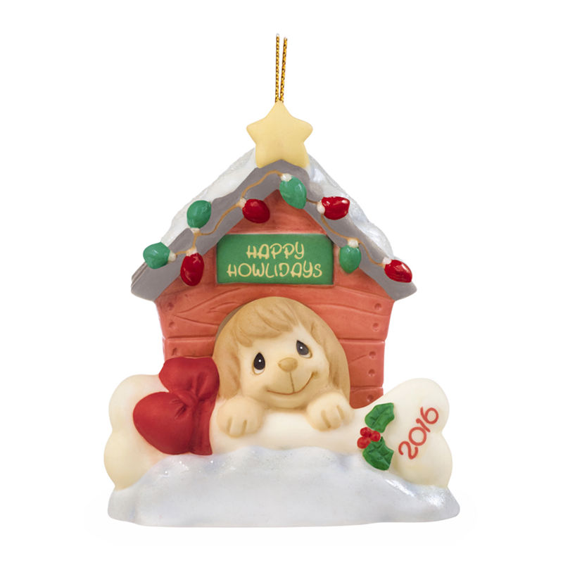 UPC 875555036008 product image for Precious Moments Home For The Howlidays Dated 2016 Bisque Porcelain Ornament #16 | upcitemdb.com