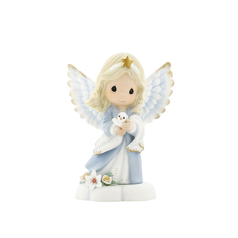 UPC 875555000122 product image for Precious Moments In The Radiance Of Heaven's Light Bisque Porcelain Figurine Ang | upcitemdb.com