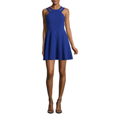 royal blue dress at jcpenney