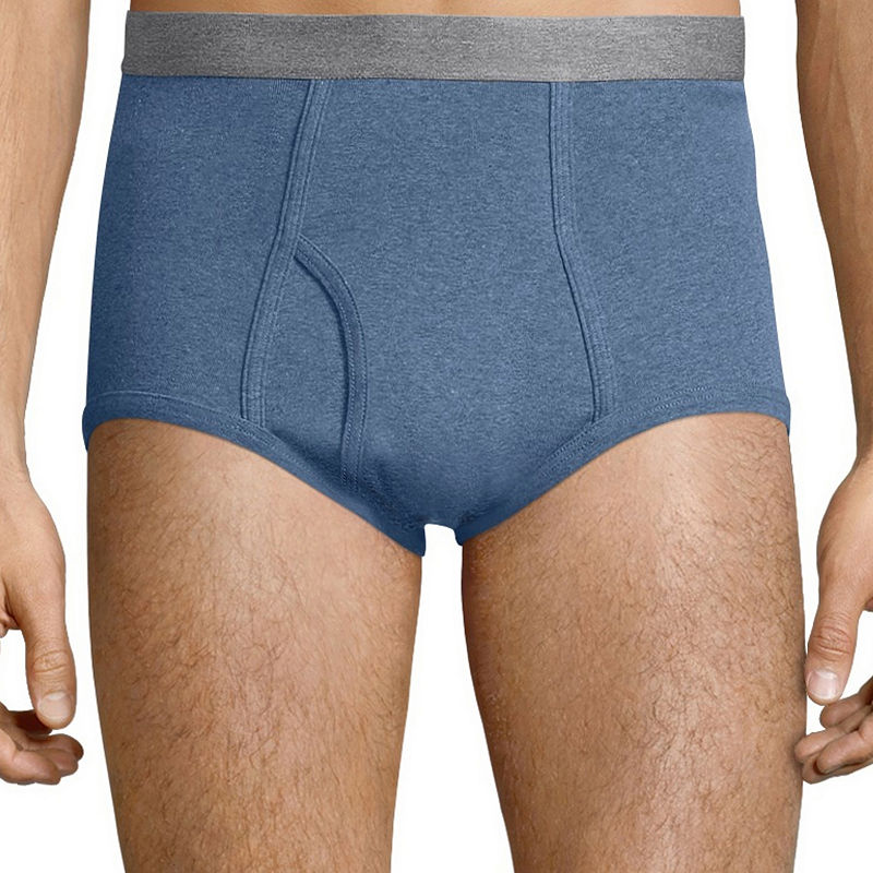 Stafford 6-Pk. Full-Cut Briefs - Big & Tall, Mens, Size 46, Blue