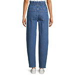 a.n.a Tall Womens High Rise Loose Fit Paperbag Waist Jeans