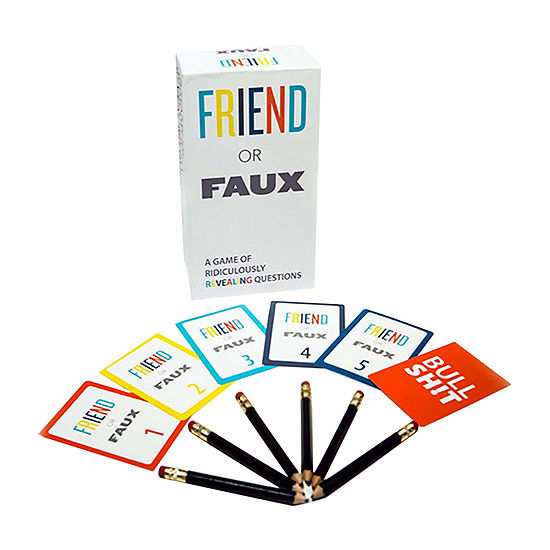 Pressman Toy Friend Or Faux Card Game